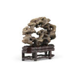 A DARK BEIGE LINGBI SCHOLAR'S ROCK - Foto 4