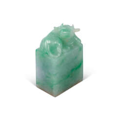 A JADEITE ‘BUFFALO’ SEAL