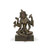 A GILT-COPPER ALLOY FIGURE OF SEATED VASUDHARA - photo 1
