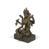 A GILT-COPPER ALLOY FIGURE OF SEATED VASUDHARA - photo 2