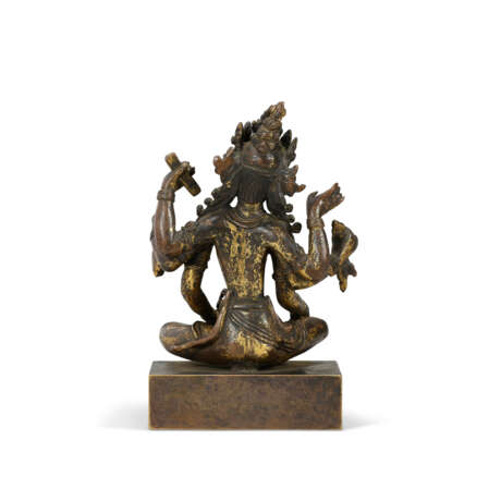 A GILT-COPPER ALLOY FIGURE OF SEATED VASUDHARA - photo 5