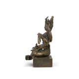 A GILT-COPPER ALLOY FIGURE OF SEATED VASUDHARA - photo 6