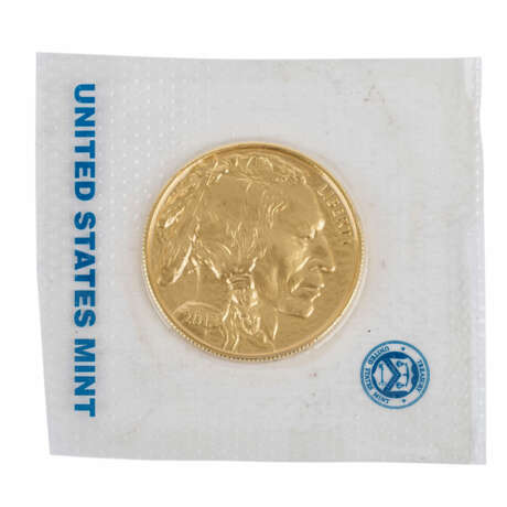 Etwas USA in GOLD für Anleger - 50 Dollars 2013/F, American Buffalo, f. prfr., - фото 1