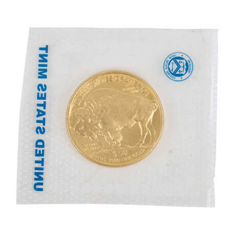 Etwas USA in GOLD für Anleger - 50 Dollars 2013/F, American Buffalo, f. prfr., - фото 2