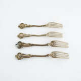 LARGE SILVER DINNER CUTLERY WITH LIGATED MONOGRAM UNDER PRINCE'S CORONET - Foto 5