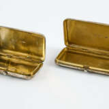 SILVER CIGARETTE ETUI WITH TOWN VIEW & SMALL SILVER CIGAR ETUI WITH TROIKA - Foto 6