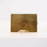 18k GOLD LARGE ART DECO CIGARETTE CASE - photo 2