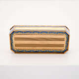 GOLDEN RECTANGULAR TABATIERE WITH STRIPED DECOR - Foto 2