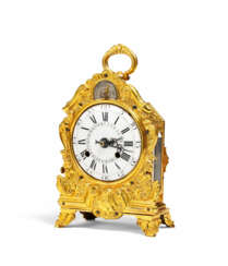 SMALL BRONZE TABLE CLOCK AS A MASTERPIECE