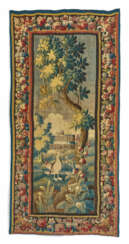 WOOL AND SILK TAPESTRY WITH BIRD