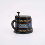 STONE TANKARD WITH NOTCH CUT PATTERN - фото 2