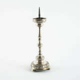 ALTAR CANDLESTICK WITH BALUSTER SHAFT AND FLORAL DECOR - photo 2