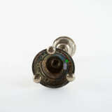 ALTAR CANDLESTICK WITH BALUSTER SHAFT AND FLORAL DECOR - photo 4