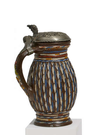 SMALL STONE MUG WITH PELICAN - photo 1