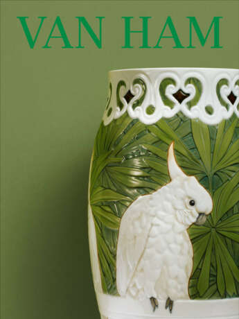 LARGE UNIQUE PORCELAIN VASE WITH COCKATOOS - фото 5 LARGE UNIQUE PORCELAIN VASE WITH COCKATOOS - фото 5