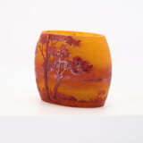 SMALL GLASS VASE 'PAYSAGE LACUSTRE' - photo 2