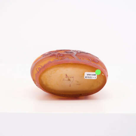 SMALL GLASS VASE 'PAYSAGE LACUSTRE' - photo 4 SMALL GLASS VASE 'PAYSAGE LACUSTRE' - photo 4