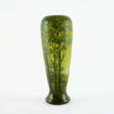 LARGE OVERLAID GLASS VASE 'ARBRES EN ÉTÉ" - photo 2