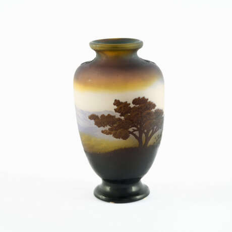 GLASS VASE 'PAYSAGE ALPIN' - photo 2 GLASS VASE 'PAYSAGE ALPIN' - photo 2