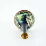 SHORT-NECK PORCELAIN VASE WITH FLOWER DECOR - фото 3