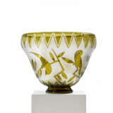 LARGE ART DÉCO BOWL WITH PARROTS - фото 1