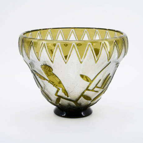 LARGE ART DÉCO BOWL WITH PARROTS - фото 2 LARGE ART DÉCO BOWL WITH PARROTS - фото 2