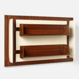 BACKLIT WALNUT WALL SHELF FROM THE 'PARETE ORGANIZZATA' SERIES - photo 1