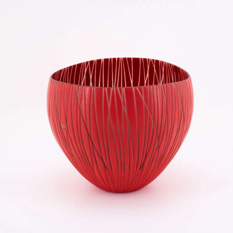 LARGE GLASS BOWL 'FILI D'ARIANNA' - photo 1 LARGE GLASS BOWL 'FILI D'ARIANNA' - photo 1