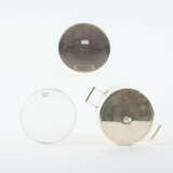 SMALL LIDDED METAL AND GLASS CAVIAR BOWL - photo 4