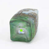 SMALL GLASS VASE WITH PINE TREES - photo 6