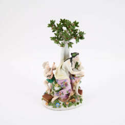 PORCELAIN ENSEMBLE OF CALLIOPE WITH TREE