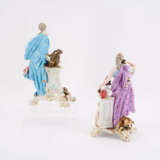 PORCELAIN FIGURINE OF THE ALLEGORY OF TASTE AND ALLEGORY OF SMELL - фото 2