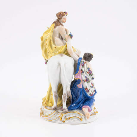 PORCELAIN FIGURINE OF EUROPA ON THE BULL - photo 4