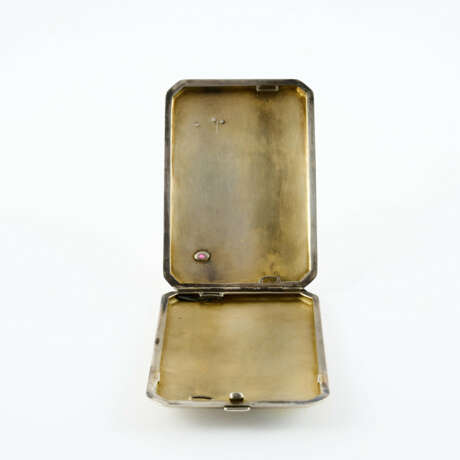 SILVER CIGARETTE ETUI WITH SMALL SPIDER - photo 4