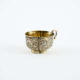 SMALL SILVER CHARKA WITH FLORAL ENGRAVINGS - photo 1