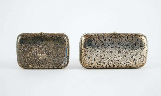 SILVER CIGAR AND CIGARETTE ETUI WITH NIELO DECOR IN THE FORM OF FINE TENDRILS - photo 9