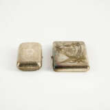 SMALL SILVER CIGARETTE ETUI WITH TROMPE L'OUEIL MESH & SILVER CIGARETTE ETUI WITH FLORAL ORNAMENT - фото 4