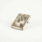 LARGE SILVER CIGARETTE ETUI WITH MONOGRAMS - photo 1