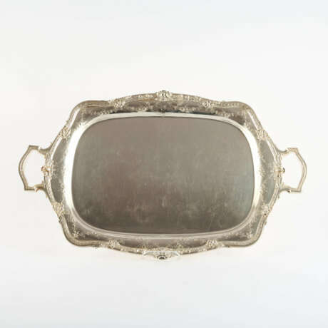 SEVEN-PIECE SILVER COFFEE AND TEA SERVICE WITH FLORAL DECOR - photo 5