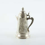 EXCEPTIONALLY LARGE HISTORICIST SILVER COIN JUG - фото 1