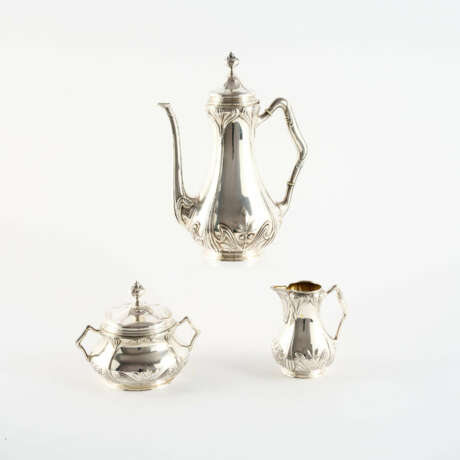 THREE-PART SILVER ART NOUVEAU SERVICE - фото 1 THREE-PART SILVER ART NOUVEAU SERVICE - фото 1