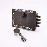 LARGE FURNITURE LOCK WITH STAR-SHAPED HOLLOW PIN KEY - photo 1