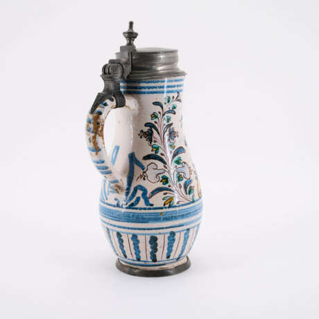 CERAMIC PEAR JUG WITH CRUCIFIXION OF CHRIST - photo 2