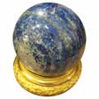 Large Lapis Lazuli Sphere from Afghanistan on a 19th French Gilded Base - Achat en un clic