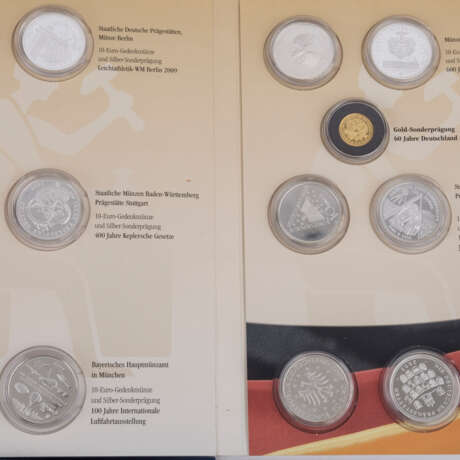 Gemischtes Konvolut Münzen und Medaillen, mit viel GOLD - - фото 4