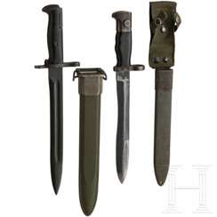 Bajonett M1, USA sowie Bajonett Cetme M 1969, Spanien