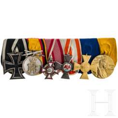 Sechsteilige Ordensschnalle