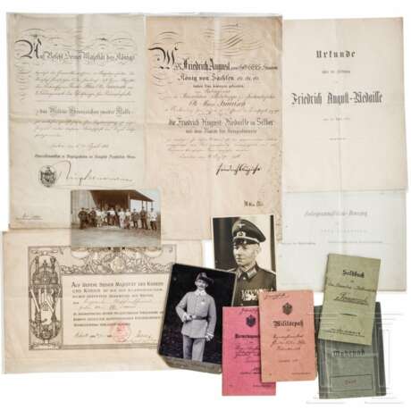 Urkunden und Dokumente eines Angehörigen der Schutztruppe in Südwest - photo 1 Urkunden und Dokumente eines Angehörigen der Schutztruppe in Südwest - photo 1