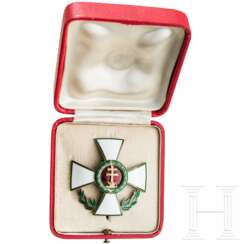 Ungarischer Verdienstorden - Offizierskreuz mit Kriegsdekoration, 1. Hälfte 20. Jhdt.