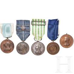 Fünf Medaillen, Portugal